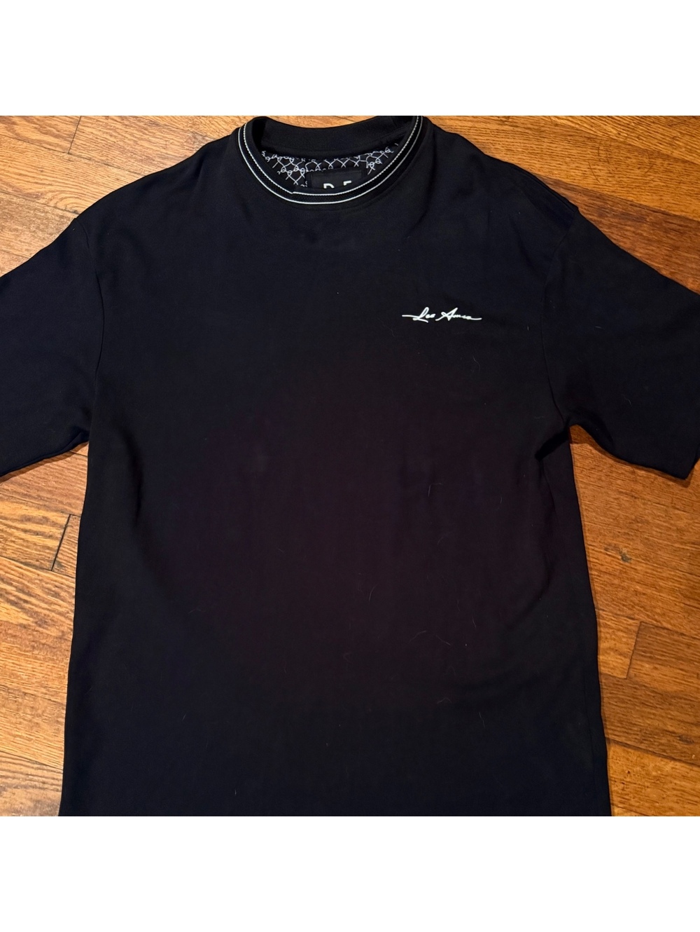 D&F Ricky Singh Relaxed Fit Black T-Shirt Size M